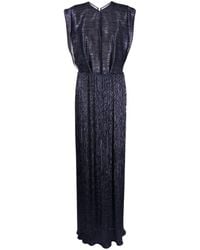 Costarellos - Cut-out Pleated Gown - Lyst