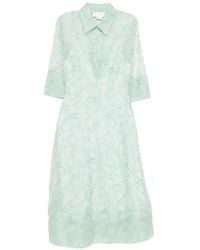 Genny - Robe Brodée De Sequins À Fleurs - Lyst