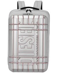DIESEL - Embossed-Logo Zipped Backpack - Lyst
