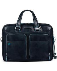 Piquadro - Top Handle Laptop Bag - Lyst