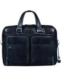 Piquadro - Top Handle Laptop Bag - Lyst