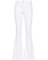 7 For All Mankind - Mid Waist Flared Jeans - Lyst