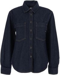 FRAME - The Polished Denim Shirt - Lyst