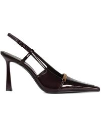 POTAMY - Buckle Strap Leather Pumps - Lyst