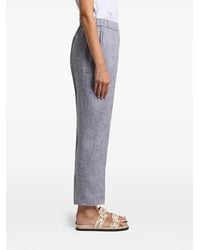 Peserico - Elasticated Straight Trousers - Lyst