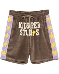Kidsuper - Logo-Embroidered Star-Patch Shorts - Lyst