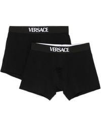 Versace - Logo-Print Boxer Shorts (Set Of Two) - Lyst