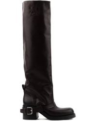 Elena Iachi - Buckle-Detail Knee-High Boots - Lyst