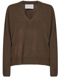Kaos - V-Neck Wool Sweater - Lyst