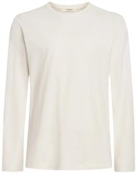 12 STOREEZ - Peached Long-Sleeve T-Shirt - Lyst