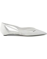 Prada - Leather Ballerinas - Lyst
