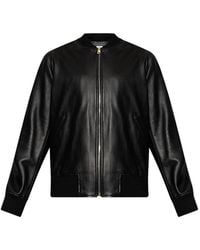 Paul Smith - Lambskin Bomber Jacket - Lyst