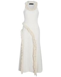Proenza Schouler - Robe Nilo En Jacquard À Finitions À Franges - Lyst
