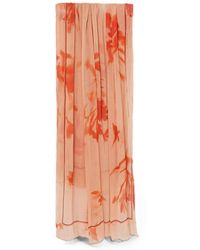 Marc O' Polo - Floral-Print Crinkled Scarf - Lyst
