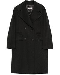Alberto Biani - Double-Breasted Coat - Lyst