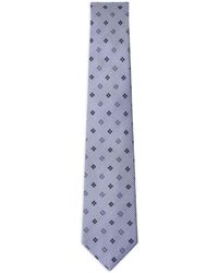 Hackett - Flower-Outline Geometric-Pattern Tie - Lyst