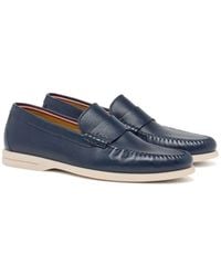 Bally - Grainy-Leather Loafers - Lyst