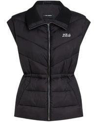 KARL LAGERFELD - K/Signature Lightweight Padded Gilet - Lyst