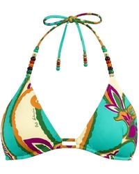 Miss Bikini - Bead-Embellished Bikini Top - Lyst