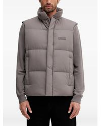 ARMANI EXCHANGE - Padded Sleeveless Coat - Lyst