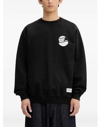 Neighborhood - Logo-Print Crew-Neck Sweatshirt - Lyst