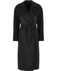 Weekend by Maxmara - Belted Wool Double-Breasted Coat - Lyst