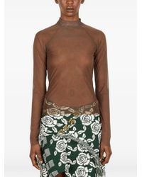 Louise Lyngh Bjerregaard - Mock-Neck Top - Lyst