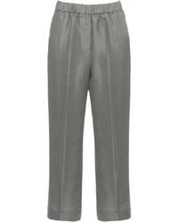 Peserico - Turn-Up-Cuff Trousers - Lyst