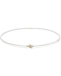 David Yurman - Pearl Classics Pearl And Diamond Necklace - Lyst