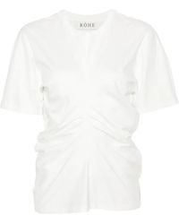 Rohe - Draped T-Shirt - Lyst