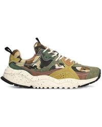 Flower Mountain - Wave Camouflage-Print Panelled Sneakers - Lyst