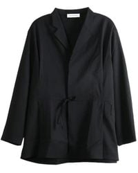 Kiko Kostadinov - Drawstring-Waist Notched-Lapels Jacket - Lyst
