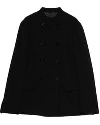 Giorgio Armani - Jack Met Ronde Opstaande Kraag En Dubbele Rij Knopen - Lyst