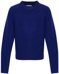 Jil Sander - Ribbed-Knit Crew-Neck Sweater - Lyst