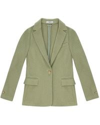 Circolo 1901 - Single-Breasted Slim-Fit Knitted Cotton Blazer - Lyst