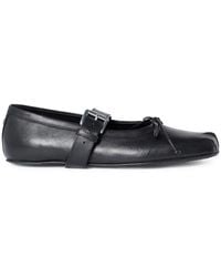 Ann Demeulemeester - "Zoey" Ballerinas With Belt - Lyst