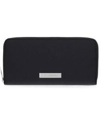KARL LAGERFELD - Ikon Pebble Continental Wallet - Lyst