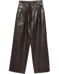 forte_forte - Leather Trousers - Lyst
