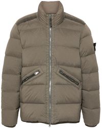 Stone Island - 43028 Giubbotto Vera Piuma Rds - Lyst