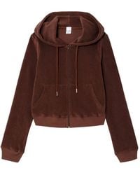 RE/DONE - Shrunken Terry Zip-Up Hoodie - Lyst