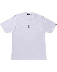 A Bathing Ape - Camiseta con logo Ape Face - Lyst