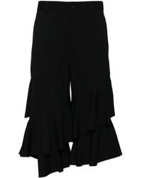 COMME DES GARÇON BLACK - ラッフル ショートパンツ - Lyst