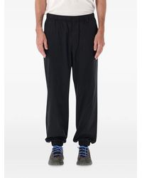 Moncler - Logo-Patch Elasticated-Ankle Track Pants - Lyst