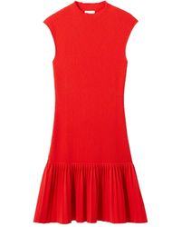 Claudie Pierlot - Pleated Knit Dress - Lyst