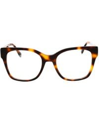 Tommy Hilfiger - Tortoiseshell-Effect Rectangle-Frame Glasses - Lyst