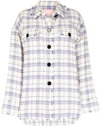 BAPY BY *A BATHING APE® - Oversize Check Shirt Jacket - Lyst