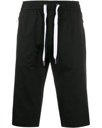 Dolce & Gabbana Striped Track Shorts - Black