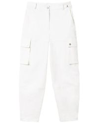 Twinset - Pantalon Cargo En Coton Bio - Lyst