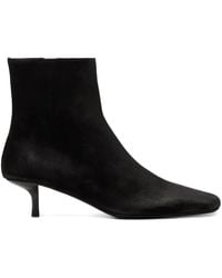Marsèll - Spazzola Kitten-Heel-Stiefel Aus Wildleder - Lyst