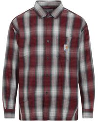 Carhartt - L/ Harlin Check-Pattern Pocket-Detail Shirt - Lyst